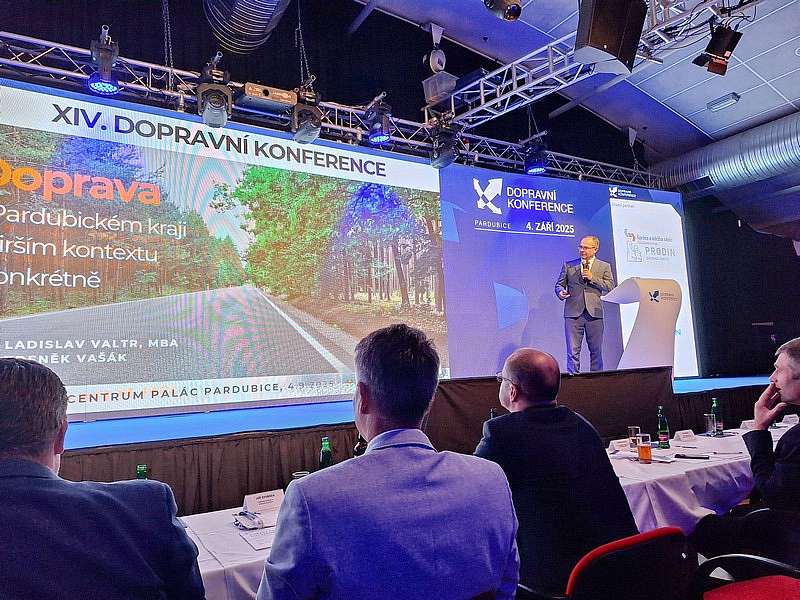 Prezentace náměstka Ladislava Valtra na Dopravní konferenci